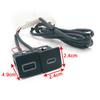 12V/24V Car Dual Charger USB QC3.0 PD Type C Charging Power Adapter Fit For Golf 6 For Jetta 5 MK5 For Scirocco 2006 - 2012