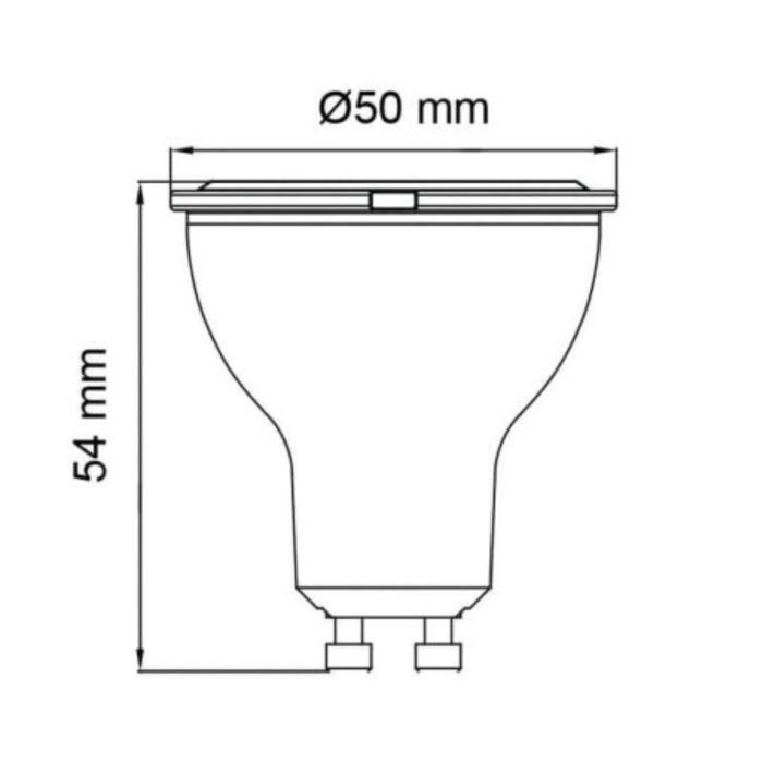 Lot de 10 ampoules LED spot 4W GU10 (Eq. 32W) 4200K