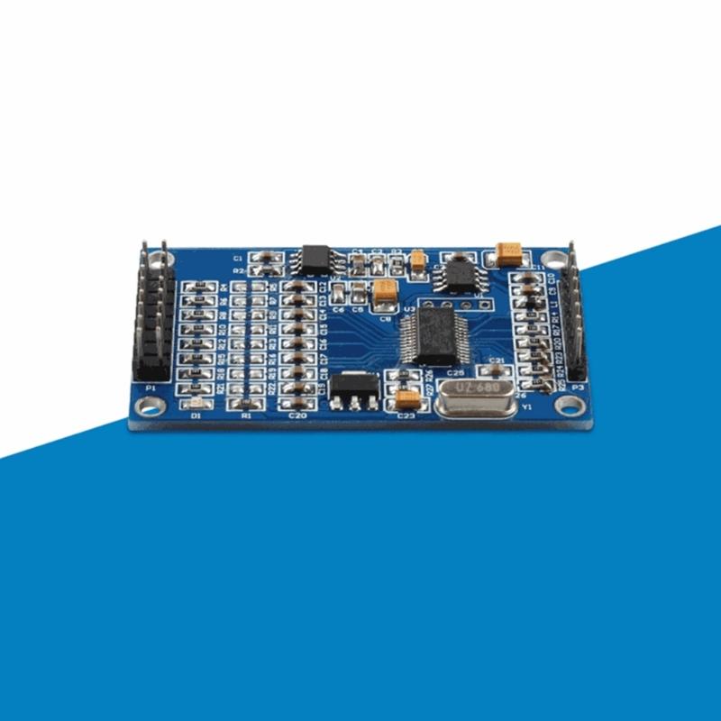 ADS1256 8Channel 24Bit ADC Module with TI ADS1256IDB Chip for Embedded Systems and Industrial Automation