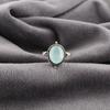 Aqua Chalcedony Handmade Ring Gorgeous Gemstone Jewelry, 925 Solid Sterling Silver Ring Unique Design Jewelry, For Women