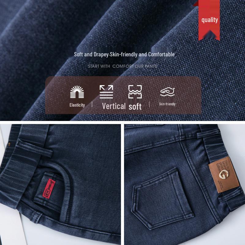 Women's 2024 Fleece-Lined Snowflake Flare Jeans - Plus Size, Elastic Waist, Winter Style