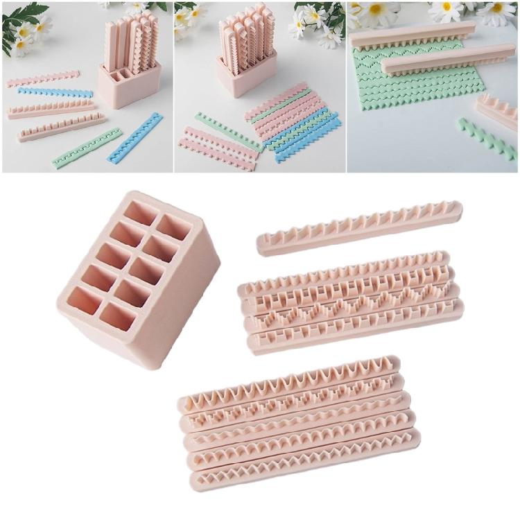 Artistic Polymer Clay Mould Set 10 Geometric Shape For Crafting Earrings And Decorations