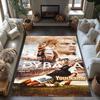 Juventus Customizable Name Carpet Design for Dormitory Kitchen Study room Foyer Anti-slip Rug Office home decor Birthday/Christmas Gift