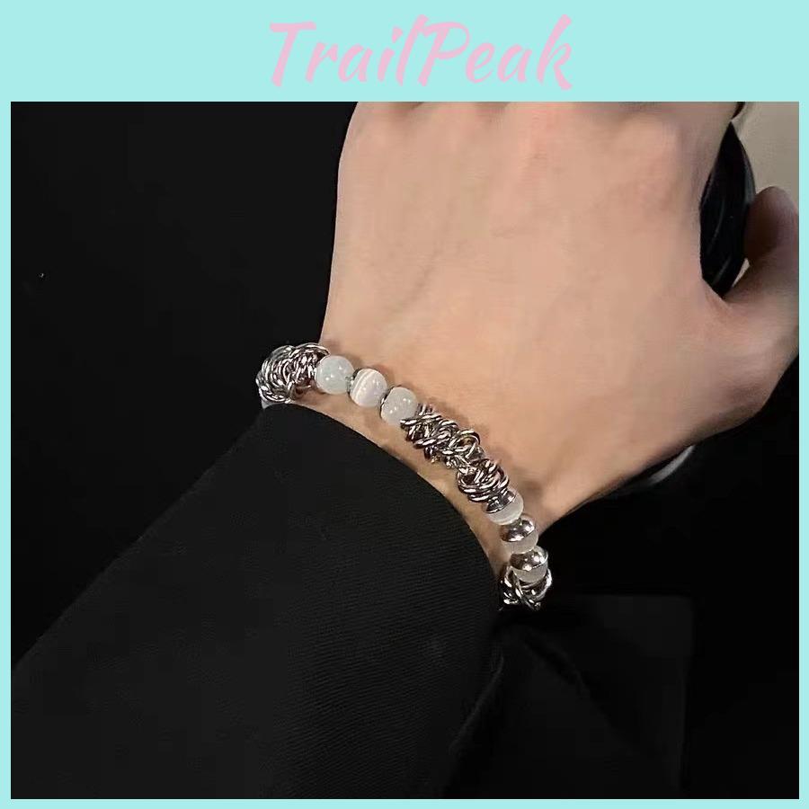 High-end Titanium Steel Cat Eye Bracelet Fashionable Personalized Chic 2024 Spring