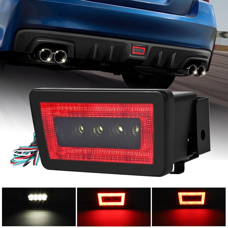 LED Taillight For Subaru Impreza WRX/STI XV Crosstrek Tail Fog Brake Reverse Light Rear Bumper 3rd Stop Lamps 12V 24V F1 Style 1pc Tail Brake Light