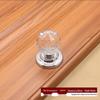 Křišťálová skleněná knoflíková úchytka - 30mm Čirá diamantový design rukojeť