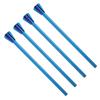 4Pcs Stainless Steel Straw Spoon Reusable Stirrer for Drinks Milkshakes Ice Cream Sundaes Cocktail Party Picnic Office