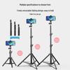 2025 Multi-Angle Phone Livestream Stand with Sound Card Tray & Tripod Support