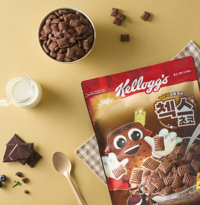 Chex Choco Multigrain Cereal 570g + Korean Snack Pack Assortment (4 Types)