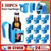 1-10 Pièces Porte-Gobelet d'Eau de Piscine Réutilisable Support Suspendu pour Gobelet d'Eau au Bord de la Piscine Porte-Boisson S'adapte à la Barre Supérieure du Bord de Piscine de 2 Pouces ou Moins