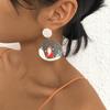 Women Christmas Tree Deer Snowman Drop Earrings Girls Christmas Gifts