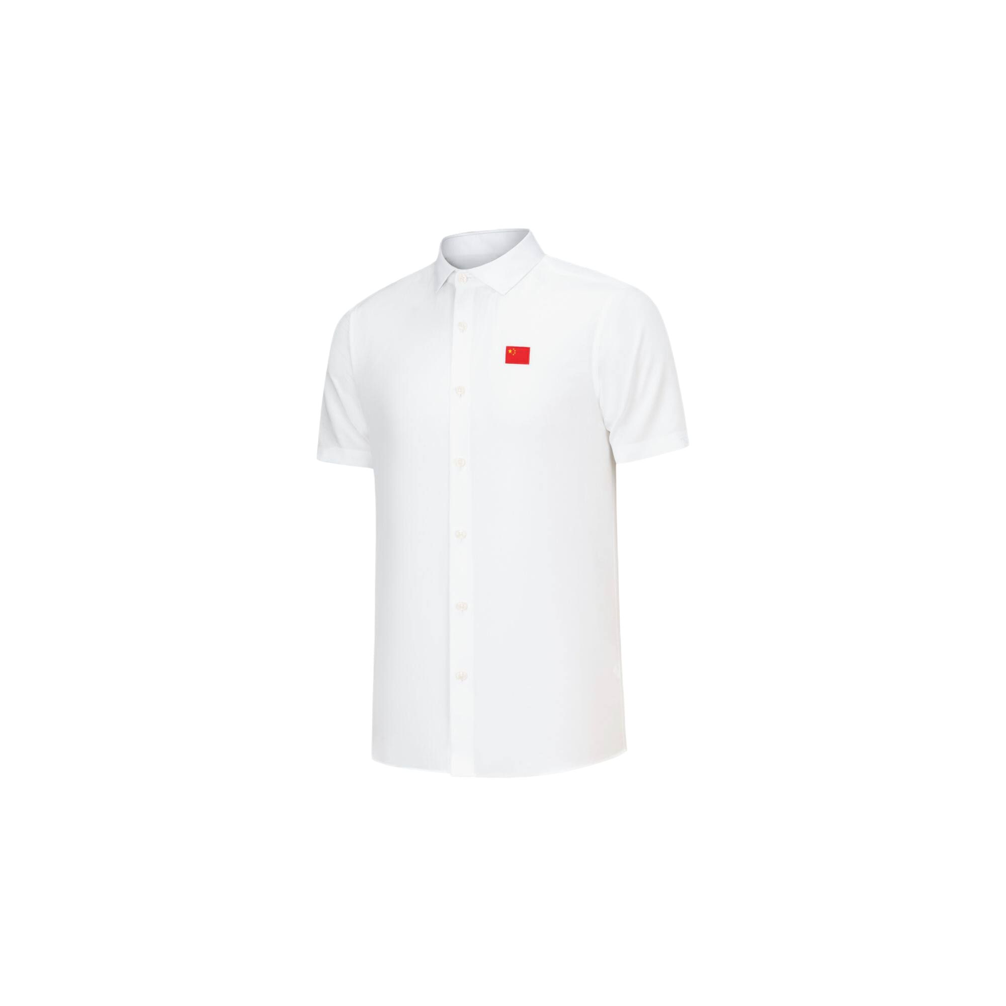 Anta Plain Soft Minimalist Versatile Short Sleeve Shirt Men shirts 452620116-1 L