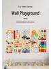 Early Learning Multifunctional Wall Game: Children's Cognitive and Motor Skills Busy Board Toy