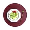 15" Round Light Luxury Lunch Mat Pure Color Household Western Food Mat Waterproof Oil Proof Heat Insulation Anti Scalding Mats