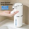 Fully Automatic Liquid Soap dispenser12.8oz/380ML Electric Wall-Mounted Touchless Soap Dispenser Suitable for Kitchen and Bathroom USB Rechargeable