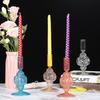 Nordic Simple Glass Candlestick Art Creative Decoration Props Home Furnishings Wedding Table Centerpieces Home Decoration
