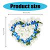 Heart Shaped Artificial Flower Decorations Photo Props for Wedding Centerpieces Road Leading Flower Rack Decorations