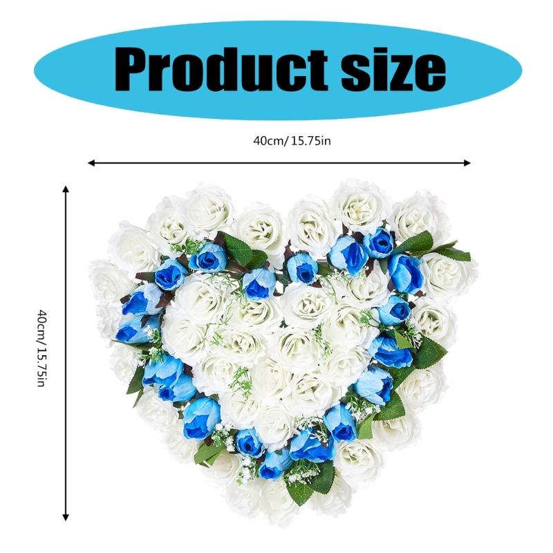 Heart Shaped Artificial Flower Decorations Photo Props for Wedding Centerpieces Road Leading Flower Rack Decorations