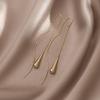 Fashion Long Tassels Hanging Drop Earrings For Women Crystal Big Dangle Earring Wedding Jewelry Statement Pendientes 2021 New