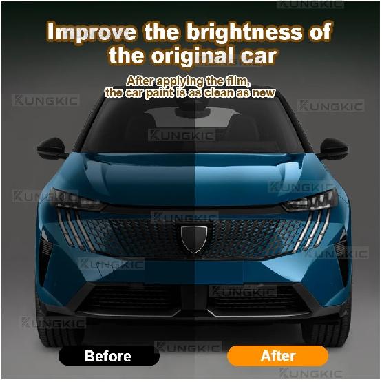 For PEUGEOT 3008 2024 2025 Car Headlight Rearview B C Pillars Protection Film Anti Scratch Transparent Smoked Sticker TPU PPF