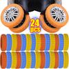 8/20Pack Silicone Wheel Protector for Luggage Noise Reduction Travel Luggage Wheel Cover Thickened Luggage Accessories