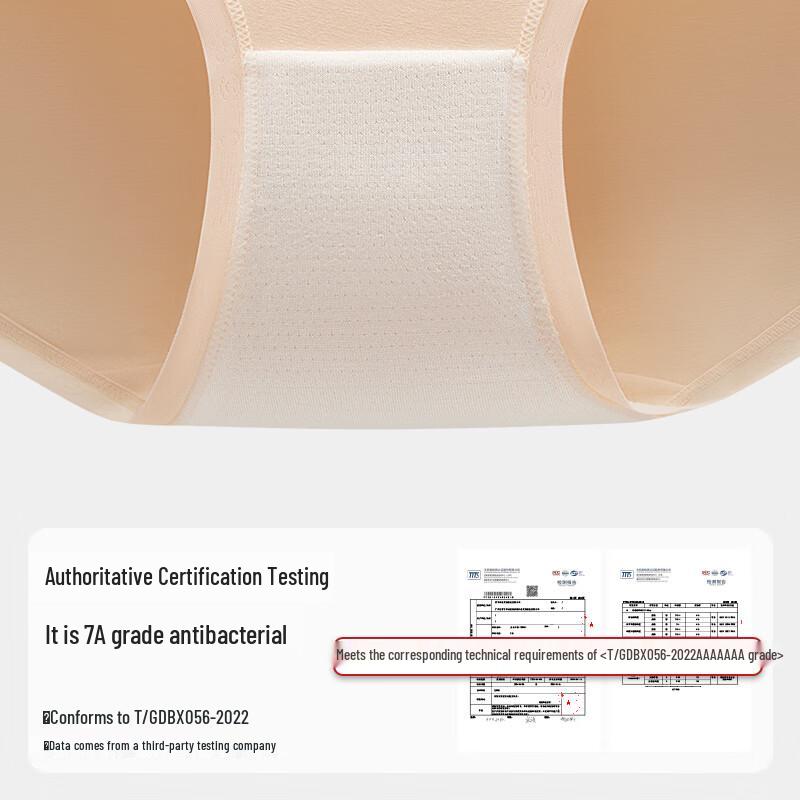 Cosmo Lady Women's 7A Anti-bacterial Seamless Mid-Waist Underwear