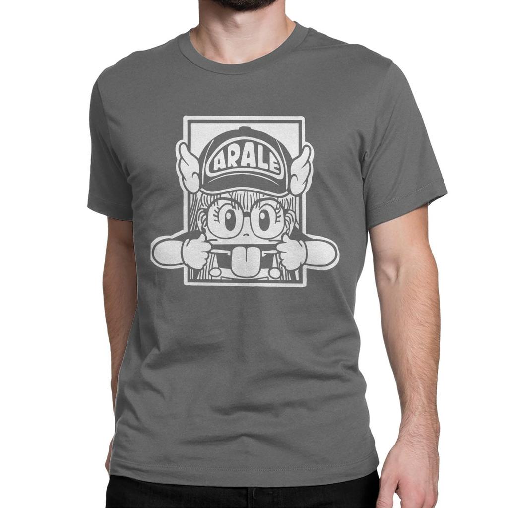 Anime Arale T Shirt Men Women 100 Cotton Funny TShirt Round Collar Cute Dr Slump Tees Short Sleeve Clothing Graphic Printed