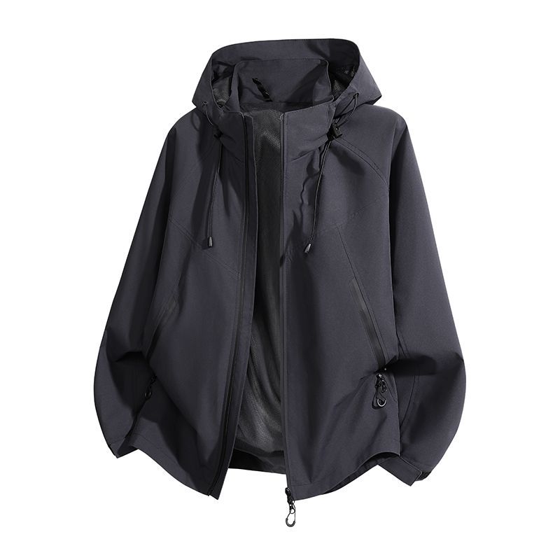 Frühlings Trendiger Berg Windbreaker Jacke Damen Leicht Gelb Zitronenfarben Outdoor Wanderjacke Unisex