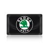2/5/10 Stück Kohlefaser Lenkrad Auto Logo Emblem 3D Aufkleber Für Skoda Octavia Superb Rapid Kodiaq Karoq Fabia Kamiq Roomster Citigo