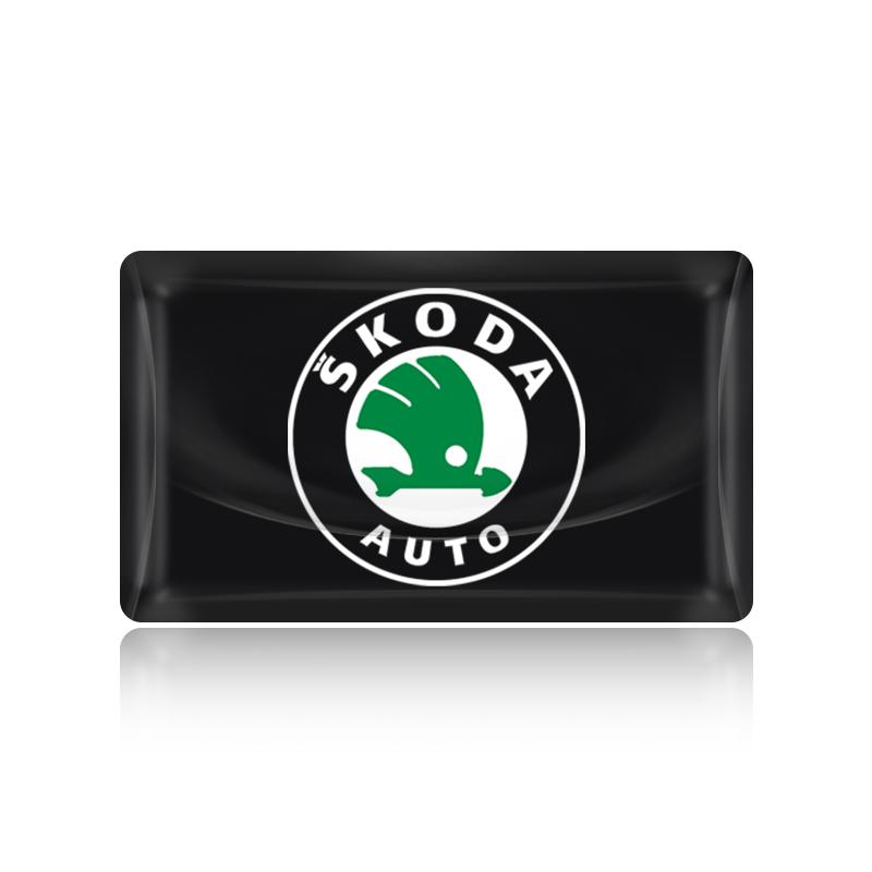 2/5/10 Stück Kohlefaser Lenkrad Auto Logo Emblem 3D Aufkleber Für Skoda Octavia Superb Rapid Kodiaq Karoq Fabia Kamiq Roomster Citigo
