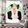 Wall TapestryBillie Eilish Art Hanging Cloth Decorative Background Cover for Room Decoration