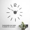Umbra Wall Clock Stylish Stick Wall Clock Wall Decor Art DIY Analog Silent Overseas Interior Korean Interior BLINK 21005400040 Black