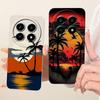 For Realme 13 Pro 13Pro+ Fashion Dusk Beach Painting Phone Case For Realme 13Pro Plus 5G Shockproof Soft Silicone Covers Bumpers