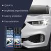 HOMONTH Kits de pulido para restauración de faros de coche, removedor de arañazos para faros, pasta limpiadora para reparación, elimina la oxidación, líquido para pulir faros