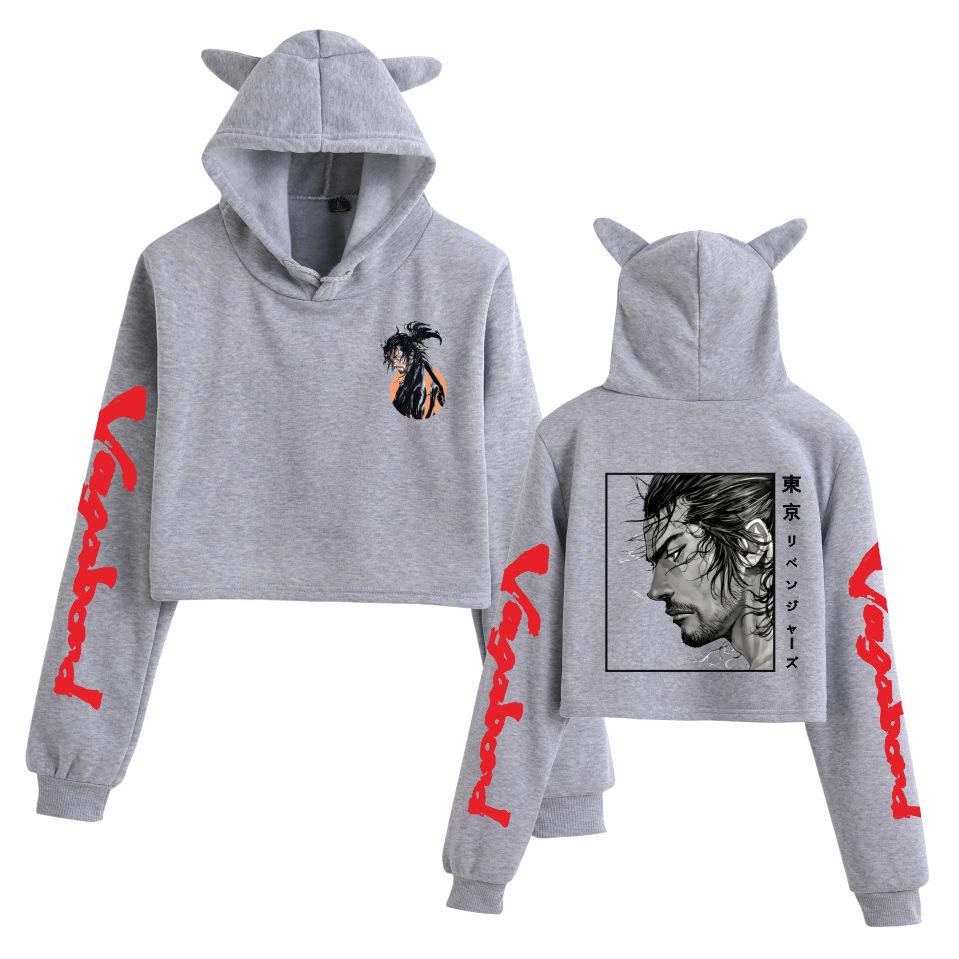 Vagabond Miyamoto Musashi Anime Cat Ear Hoodie for Women