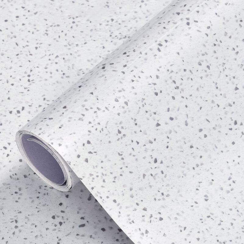 Qinghua Kitchen Oil-Proof Sticker, Stove Protection Film, Waterproof And Heat-Resistant Wallpaper, Cabinet Sticker, Water-Stone Pattern, 60*300cm