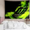 Monster Energy LOGO Tapiserie do ložnice Estetické Tapiserie do třídy Nástěnná dekorace do obývacího pokoje Koleje Kancelář, Ideální kreativní dárek