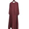 Yiduo Duo Round Neck Flared Sleeve Muslim Fashion Dress 21512#