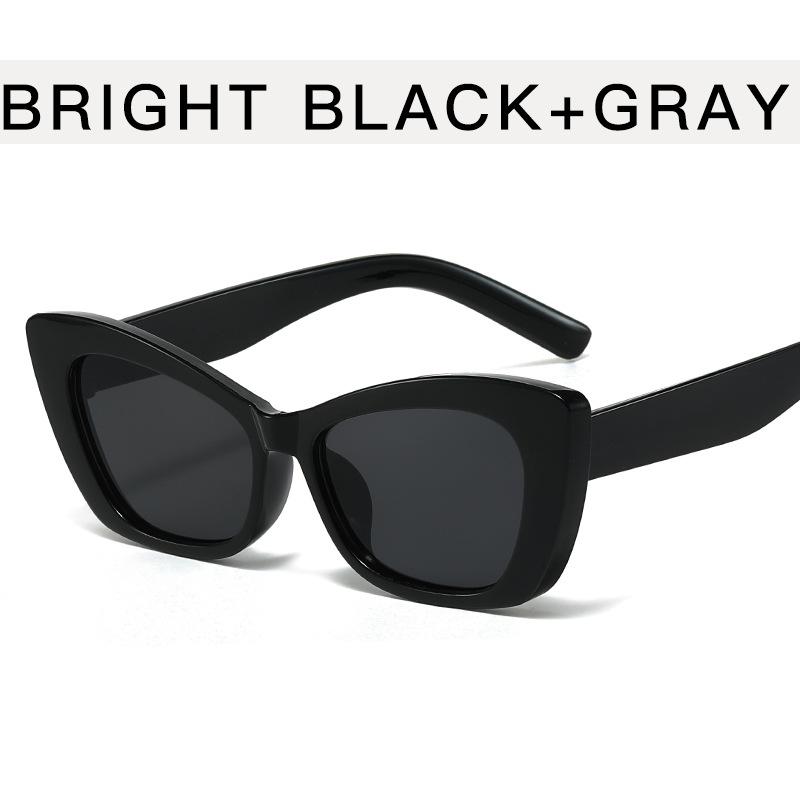 Cat Eye Shape Sunglasses Women European American Style Anti-reflective Female Glasses Vintage Retro Sun Glasses for Men