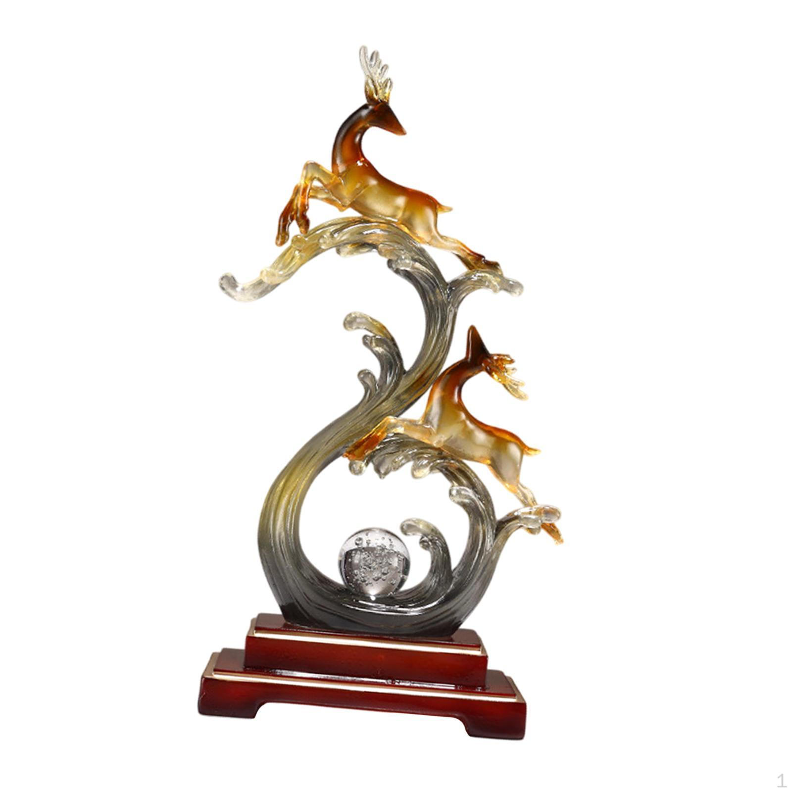 

Фигурки оленей, олени, креативные украшения