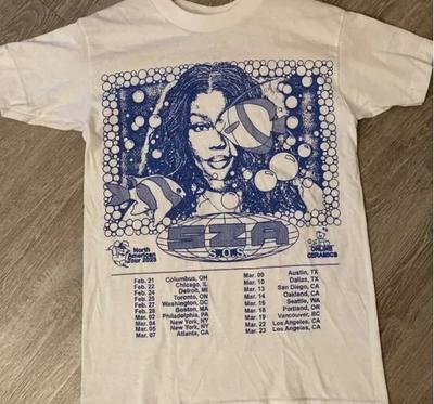 SZA SOS Tour T-Shirt, Sza Merch 2023 Shirt, Sza Nordamerika-Tour
