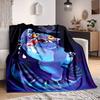 1pc K Pop Demon Hunters Cat Flannel Blanket, Soft Skin Friendly with Digital Printing, Various Sizes Available for Family, Friends, Birthday