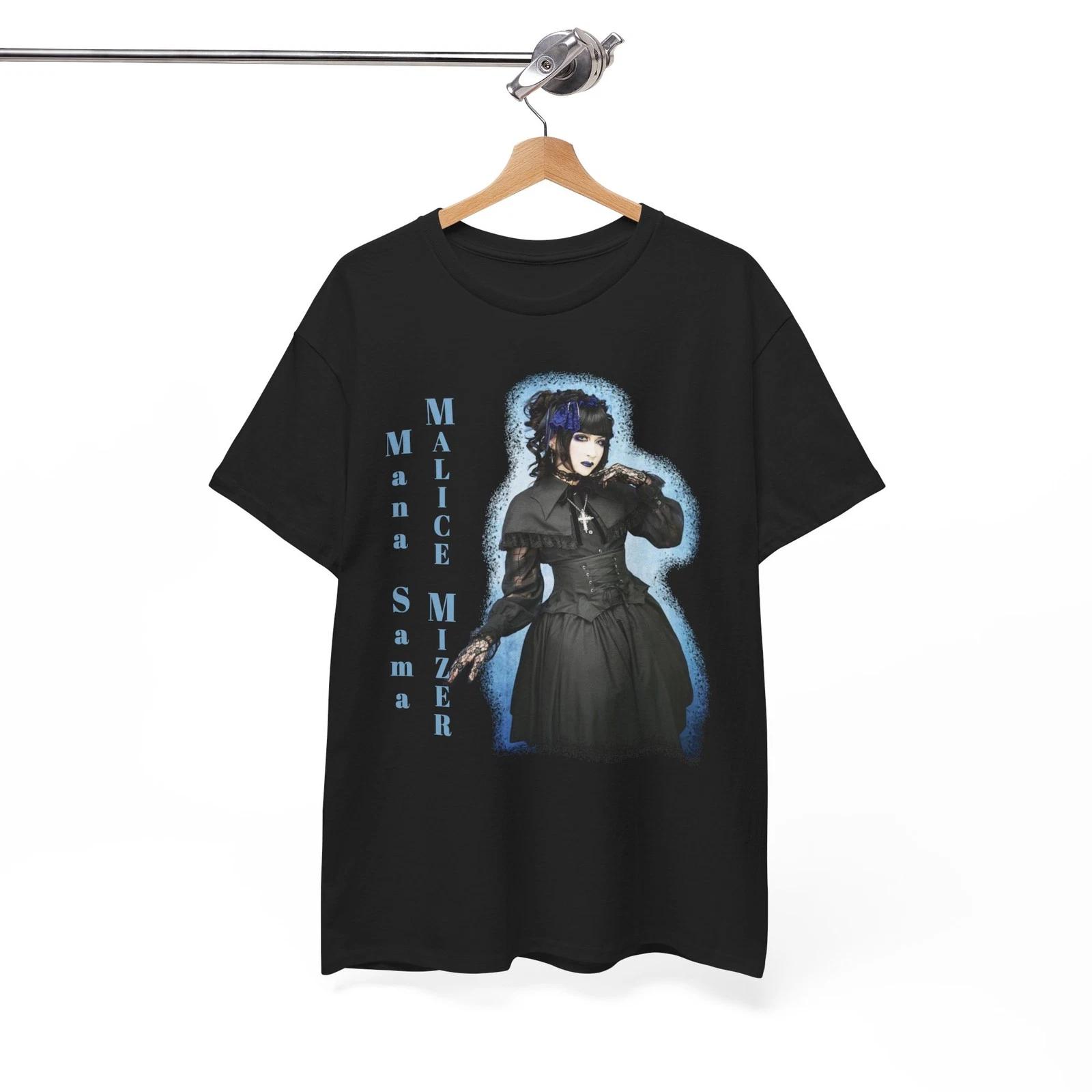 Футболка Mana Sama Malice Mizer, Moi Dix Mois, Visual Kei, Готическая Музыка, Унисекс 4XL