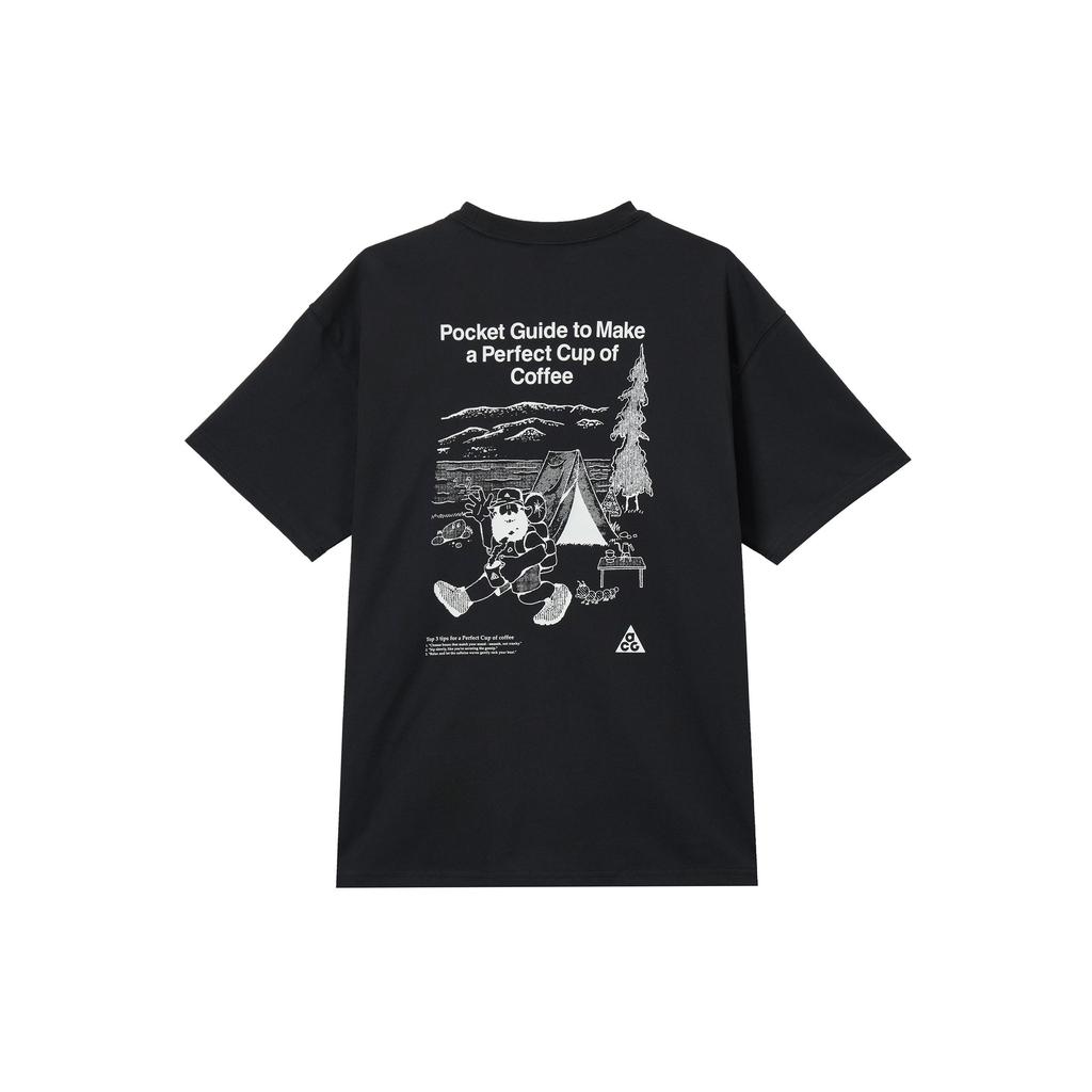 Nike ACG T Shirts Men's Black Crew Neck Moderate IF0371-010