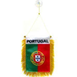 Fanion - AZ FLAG - Portugal - 15x10cm - Polyester - Rouge - Mixte