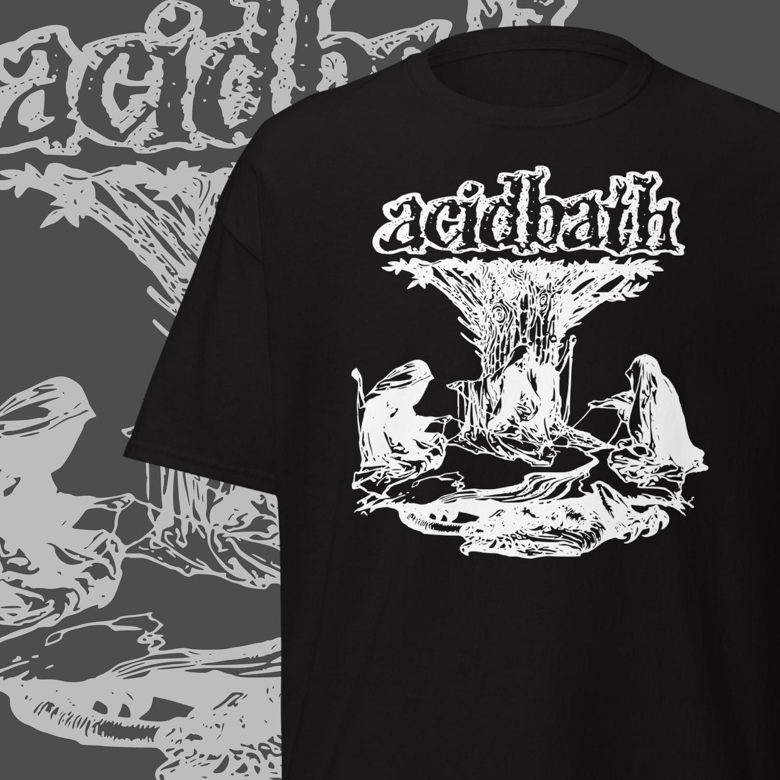 Acid Bath T-Shirt Sludge Metal Band Merch Psychedelic Rock Gift Stoner Rock Tee S