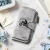 Just Ride Motor Rider Purse Portable Fashion Biker Style Daily Long Wallet For Men
