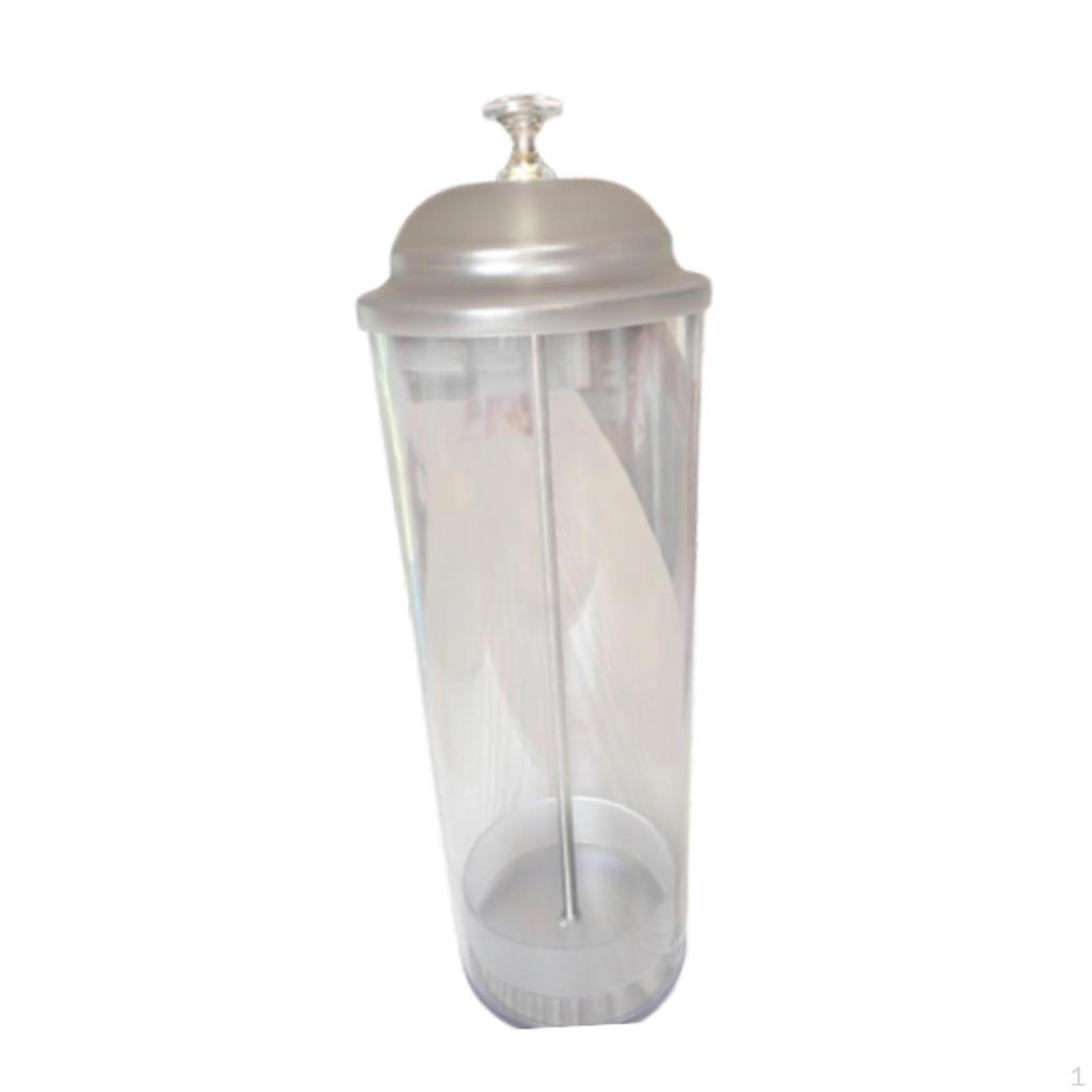 Holder with Lid Dispenser for Counter,Portable Drinking Organizer Container Bar Store Dining