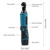 מפתח ראצ'ט אלחוטי 3/8" 12V מפתח חשמלי מפתח זווית ישרה מברגה מברגה כלי תיקון בורג אום
