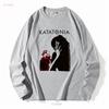 Katatonia The Great Cold Distance Band Album T-shirt Rossa Taglia Completa S461 manica lunga o corta vintage Grafica Lavata